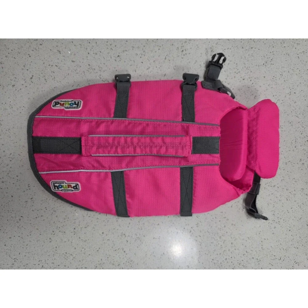 Outward Hound Granby Pink Splash Dog Life Jacket Small